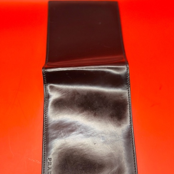 PRADA with COA.  Black Leather Men's Wallet. - Picture 11 of 11